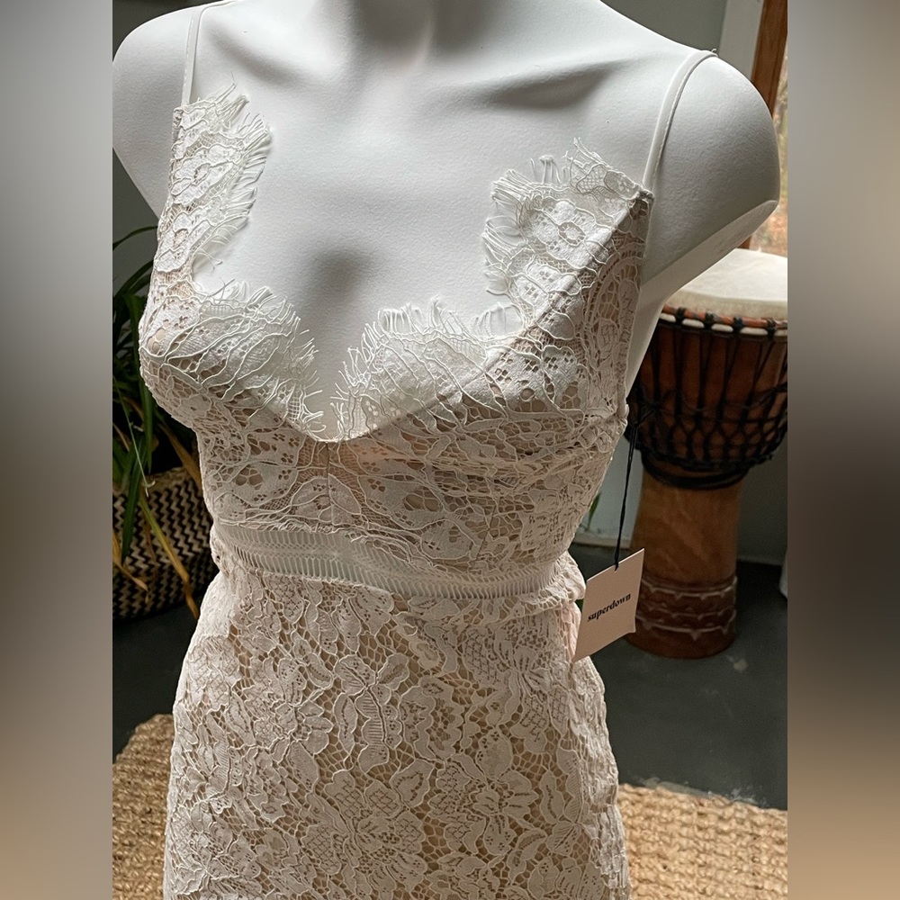 NWT Superdown x Revolve Remi Lace Mini Dress Small